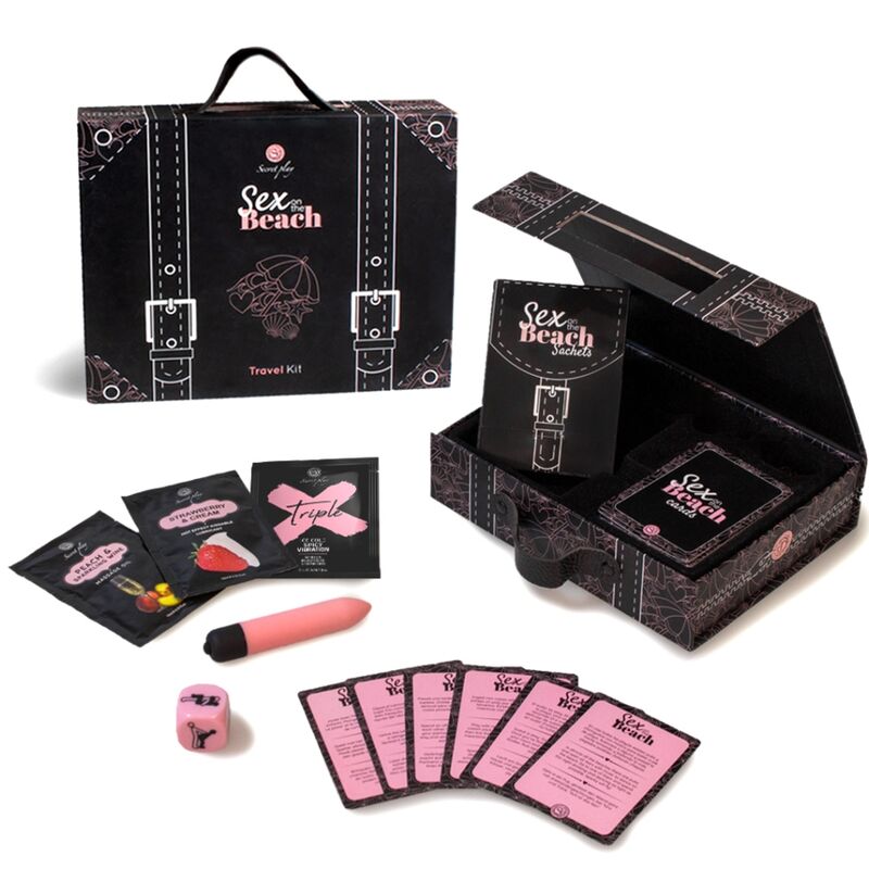 SECRETPLAY - SEX ON THE BEACH TRAVEL KIT (ES/EN/DE/FR/NL/PT) - NOCTURNA DESIRES
