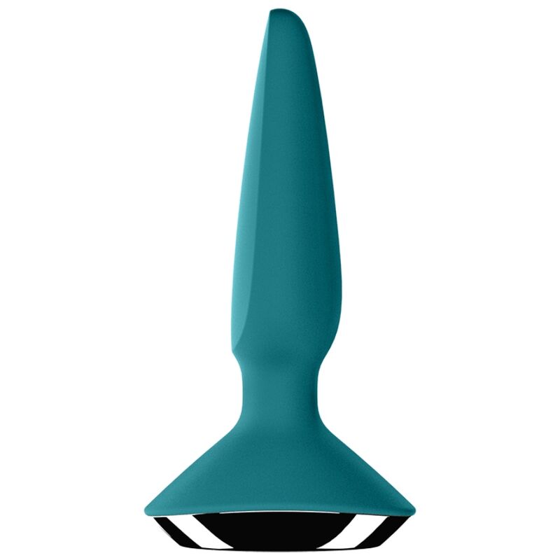 SATISFYER - PLUG ILICIOUS 1 PLUG VIBRATOR GREEN - NOCTURNA DESIRES