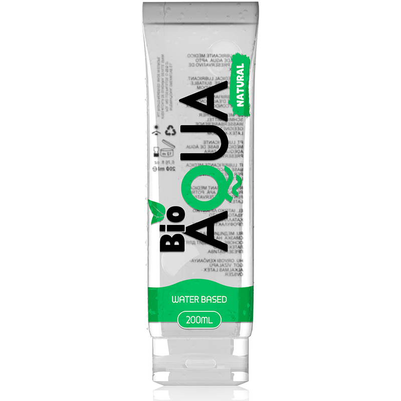 BIOAQUA - LUBRICANT NATURAL INGREDIENTS WATER BASED 200 ML - NOCTURNA DESIRES