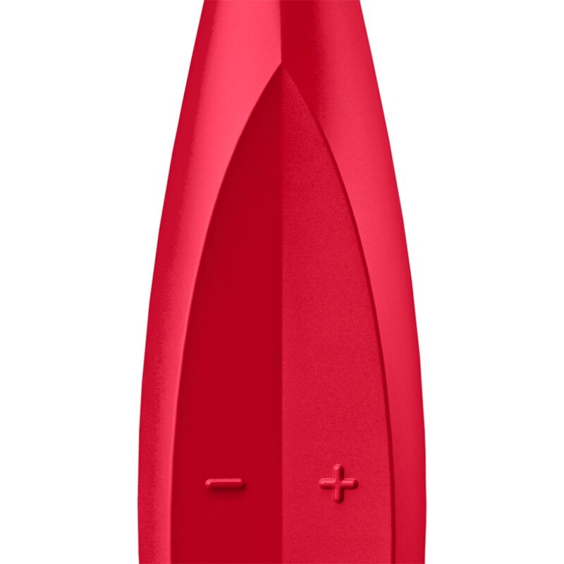 SATISFYER - TWIRLING FUN TIP VIBRATOR RED - NOCTURNA DESIRES