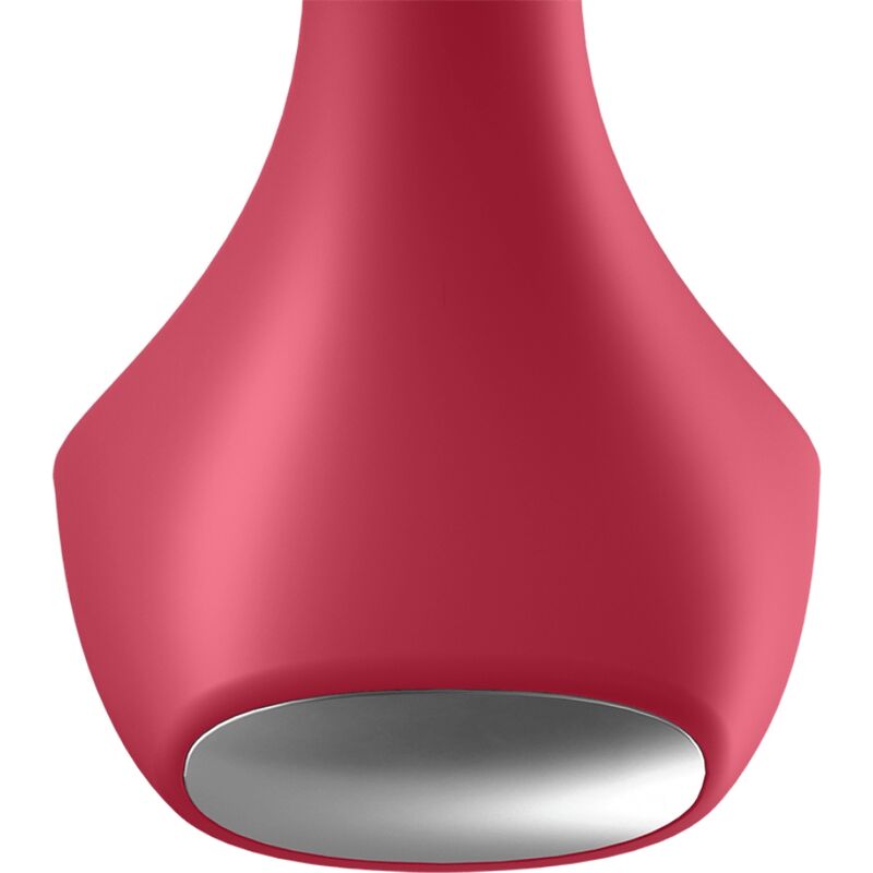 SATISFYER - BACKDOOR LOVER VIBRATING PLUG RED - NOCTURNA DESIRES