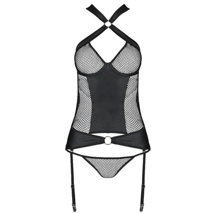 PASSION - AMANDA CORSET ECOLOGICAL LEATHER L/XL - NOCTURNA DESIRES