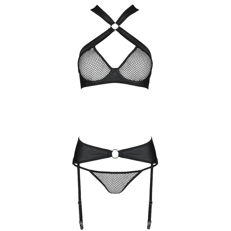 PASSION - AMANDA ECOLOGICAL LEATHER SET S/M - NOCTURNA DESIRES