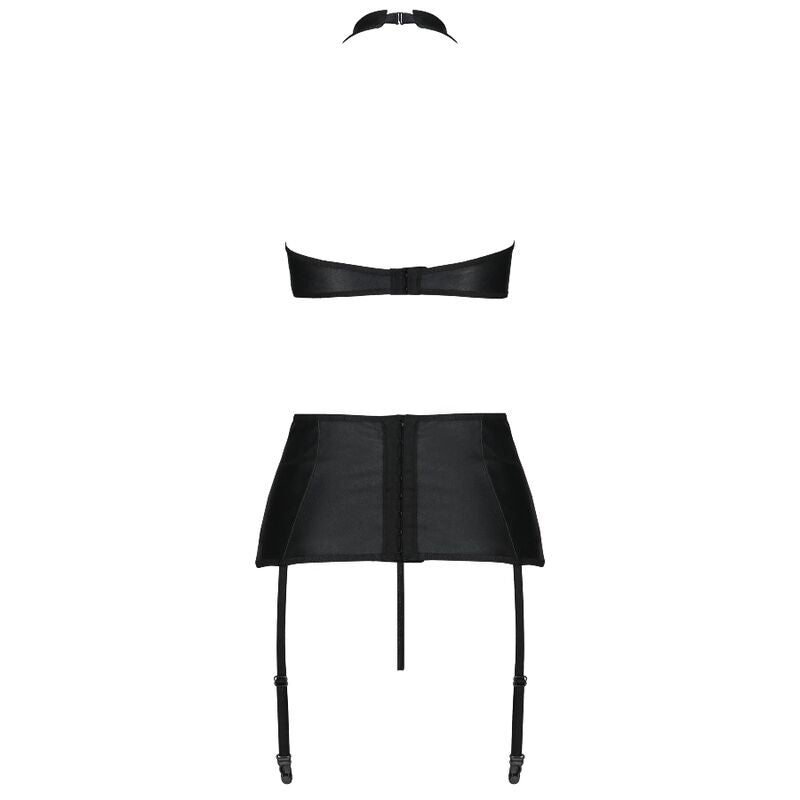 PASSION - NANCY SET ECOLOGICAL LEATHER L/XL - NOCTURNA DESIRES