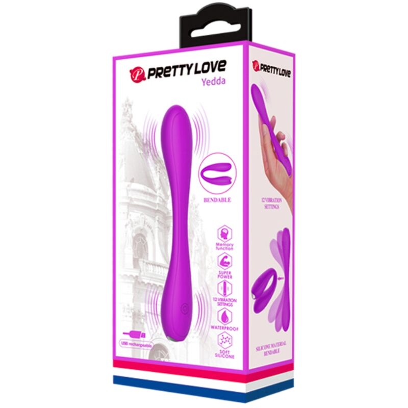 PRETTY LOVE - YEDDA FLEXIBLE VIBRATOR - NOCTURNA DESIRES
