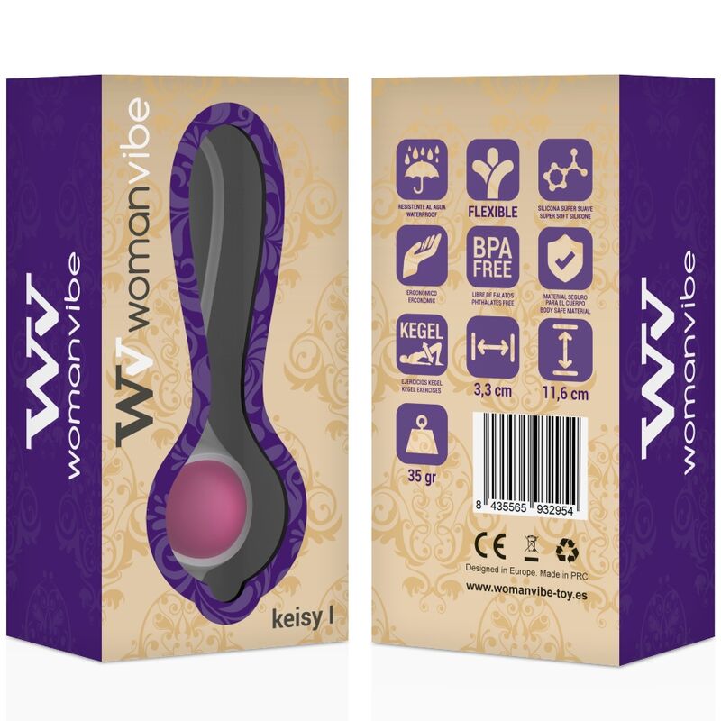 WOMANVIBE - KEISY I BALL GEISHA SILICONE - PINK - NOCTURNA DESIRES