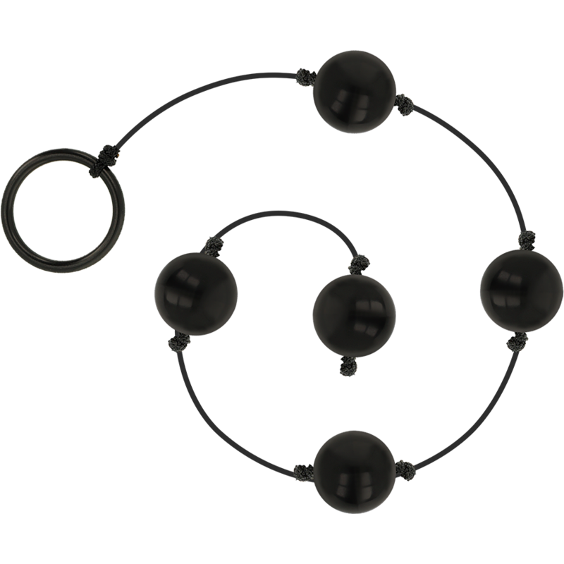 OHMAMA - MINI BLACK CHINESE ANAL OR VAGINAL BALLS - NOCTURNA DESIRES
