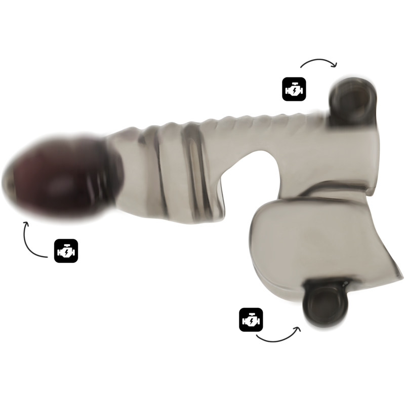 OHMAMA - PENIS AND TESTICLE SHEATH 3 MOTORS - NOCTURNA DESIRES