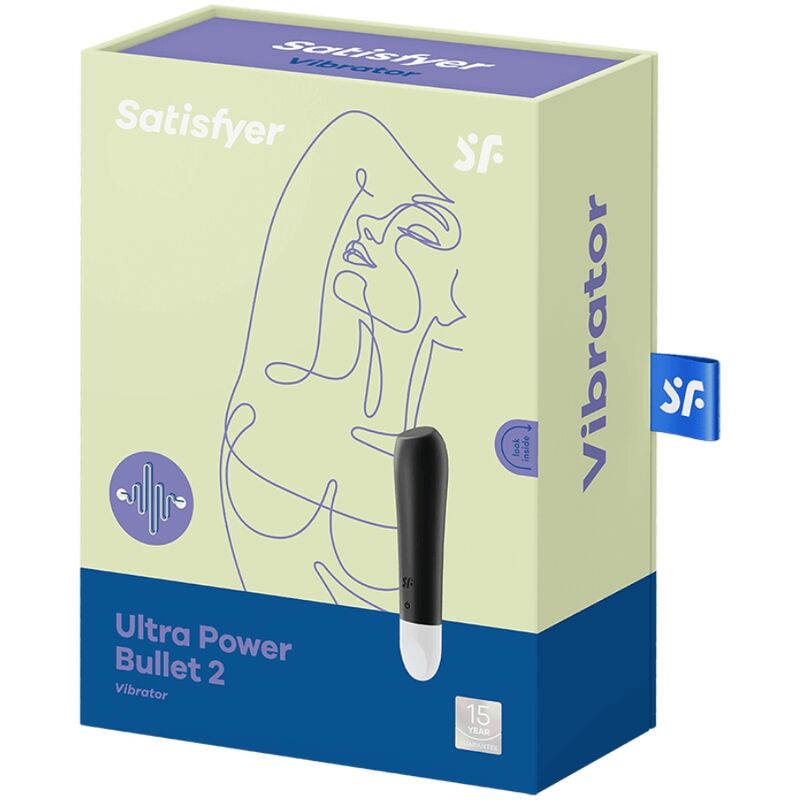 SATISFYER - ULTRA POWER BULLET 2 BLACK - NOCTURNA DESIRES