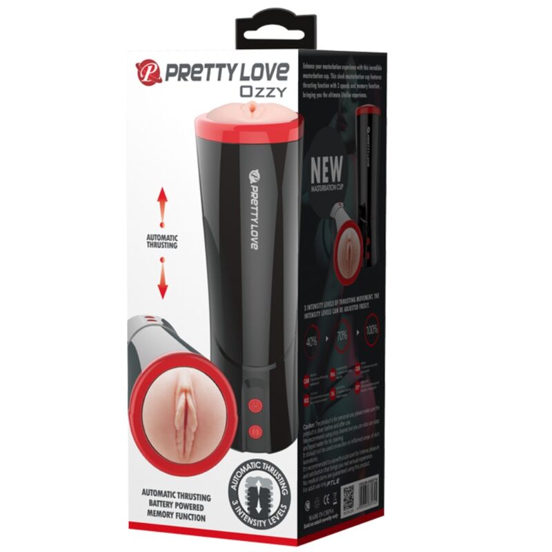 PRETTY LOVE - OZZY MULTIFUNCTION MASTURBATOR - NOCTURNA DESIRES