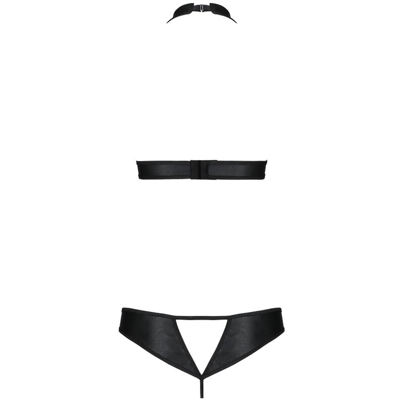 PASSION - MALWIA ECOLOGICAL LEATHER SET L/XL - NOCTURNA DESIRES