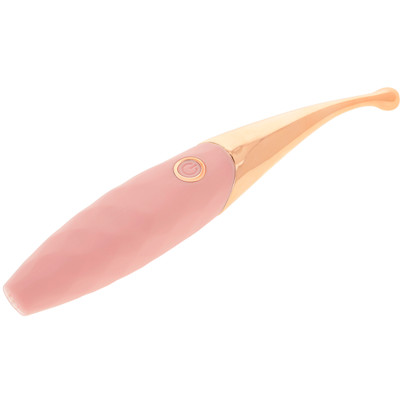 OHMAMA - RECHARGEABLE CLITORIS STIMULATOR 36 PINK-PINKGOLD MODES - NOCTURNA DESIRES