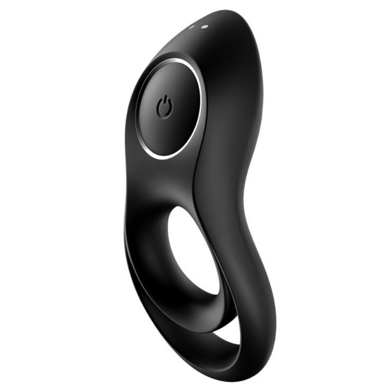 SATISFYER - LEGENDARY DUO RING VIBRATOR BLACK - NOCTURNA DESIRES