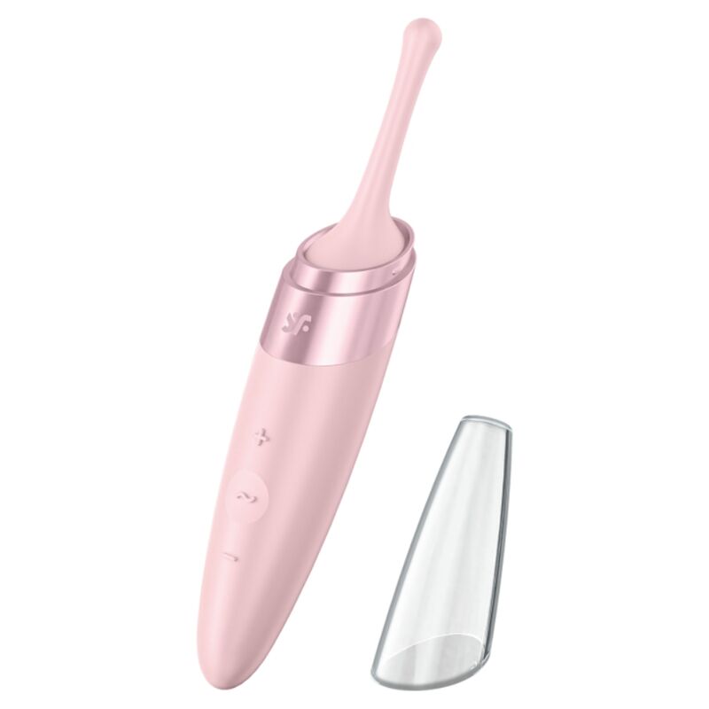 SATISFYER - TWIRLING DELIGHT CLIT TIP VIBRATOR PINK - NOCTURNA DESIRES