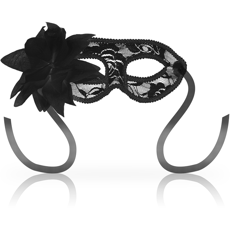 OHMAMA - MASKS BLACK LACE AND FLOWER MASKS - NOCTURNA DESIRES