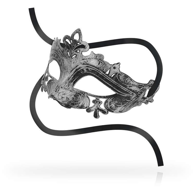 OHMAMA - MASKS VENETIAN STYLE MASK SILVER - NOCTURNA DESIRES