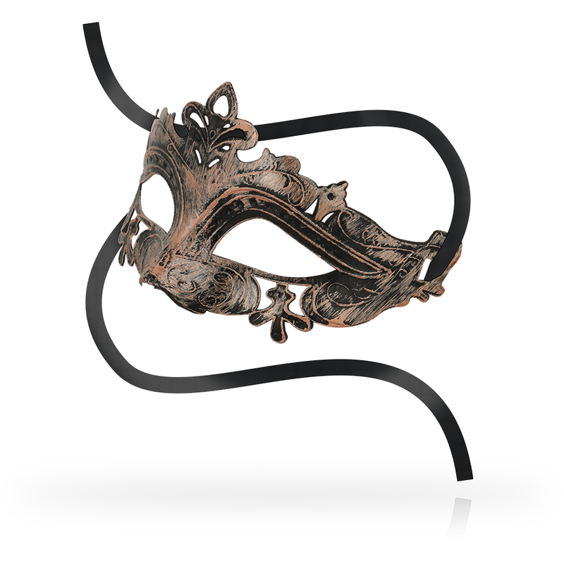OHMAMA - MASKS COPPER VENETIAN STYLE MASK - NOCTURNA DESIRES