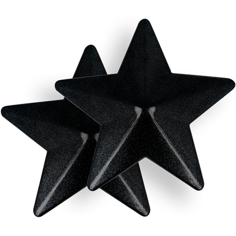 COQUETTE CHIC DESIRE - NIPPLE COVERS BLACK STARS - NOCTURNA DESIRES