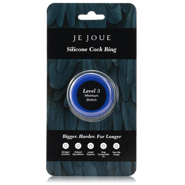 JE JOUE - BLUE SILICONE RING - MINIMUM STRANGULATION - NOCTURNA DESIRES