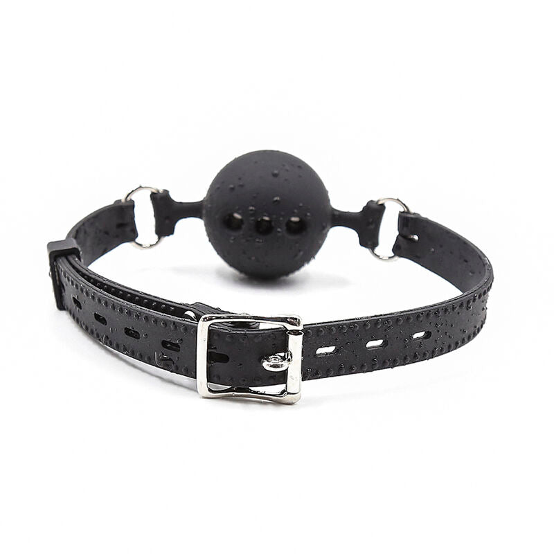 OHMAMA FETISH - BREATHABLE SILICONE BALL GAG SIZE L - NOCTURNA DESIRES