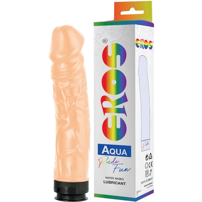 PRIDE - EROS AQUA LGBT PRIDE DILDO AND WATERBASED LUBRICANT - NOCTURNA DESIRES
