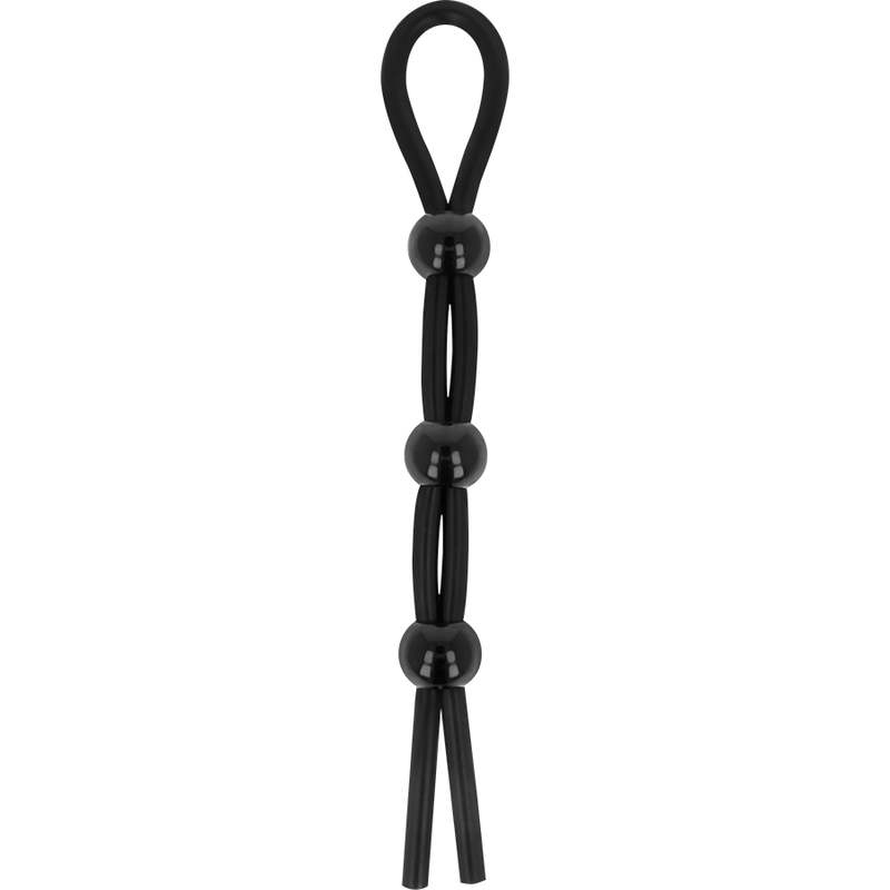 OHMAMA FETISH - CORD-COCK AND TESTICLES RING - NOCTURNA DESIRES