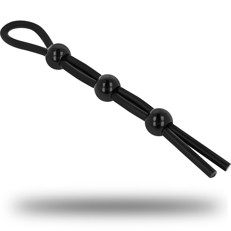 OHMAMA FETISH - CORD-COCK AND TESTICLES RING - NOCTURNA DESIRES