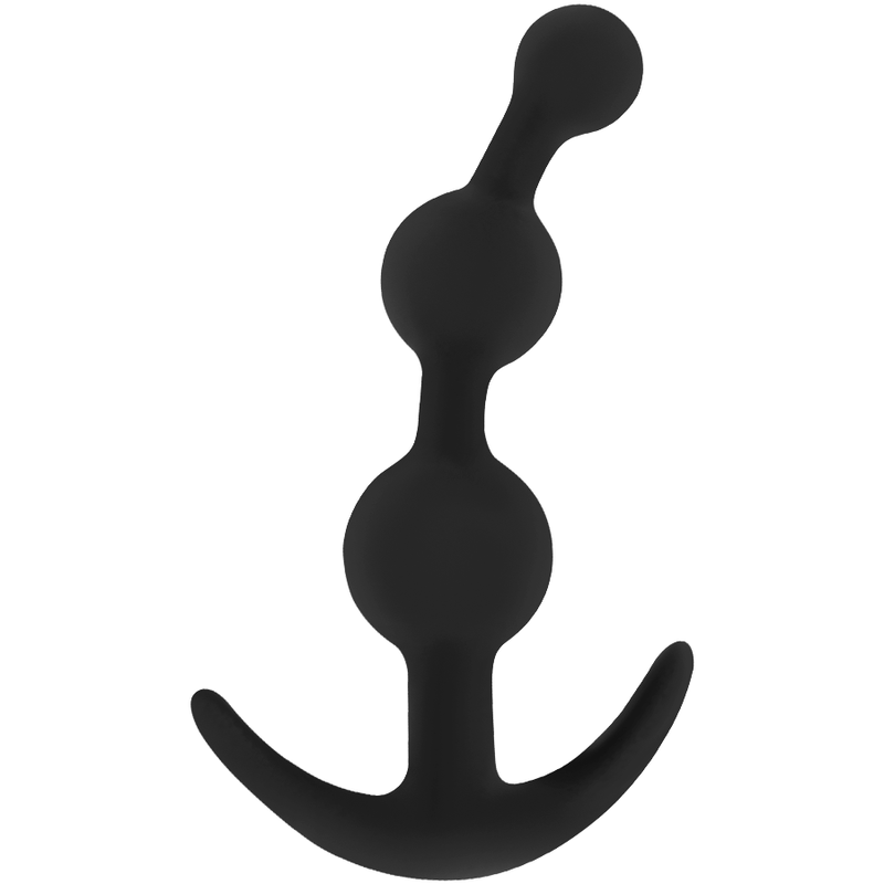 OHMAMA - CURVED SILICONE ANAL PLUG 13 CM - NOCTURNA DESIRES