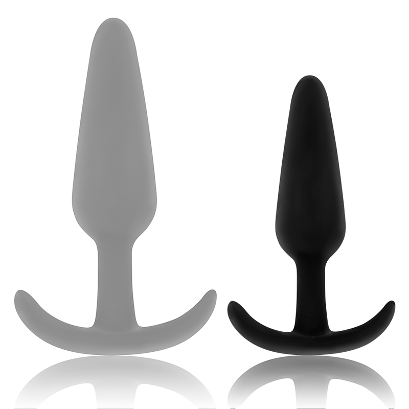 OHMAMA - SILICONE ANAL PLUG WITH SMALL HANDLE - NOCTURNA DESIRES