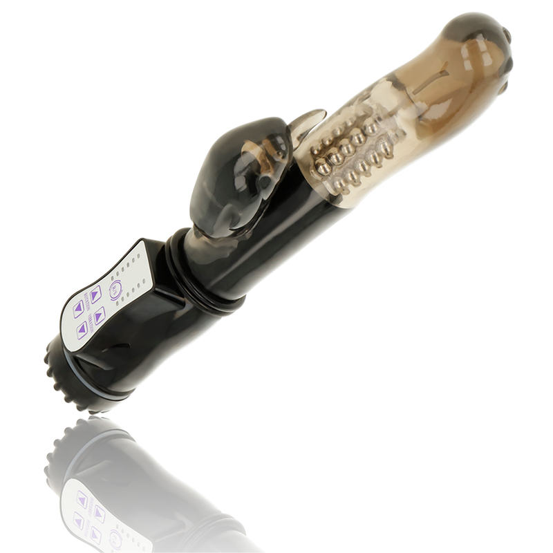 OHMAMA - ROTATOR VIBRATOR WITH DELFIN CLITORIS STIMULATOR - NOCTURNA DESIRES