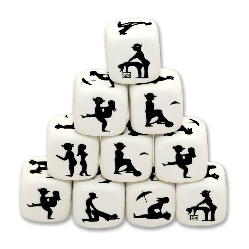 DIABLO PICANTE - WHITE POSING DICE - NOCTURNA DESIRES