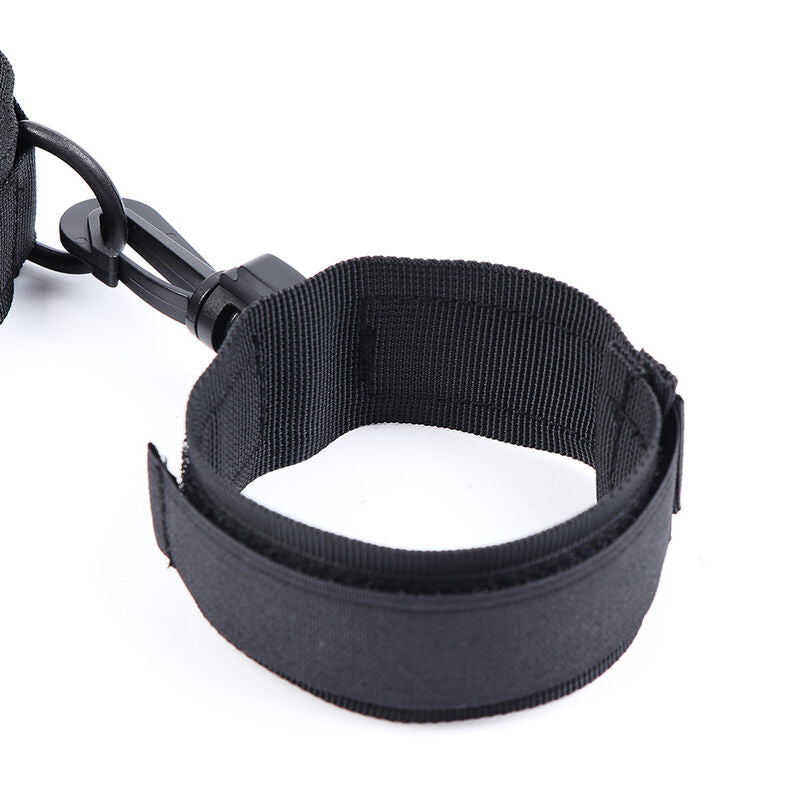 OHMAMA FETISH - NYLON HANDCUFFS AND COLLAR - NOCTURNA DESIRES