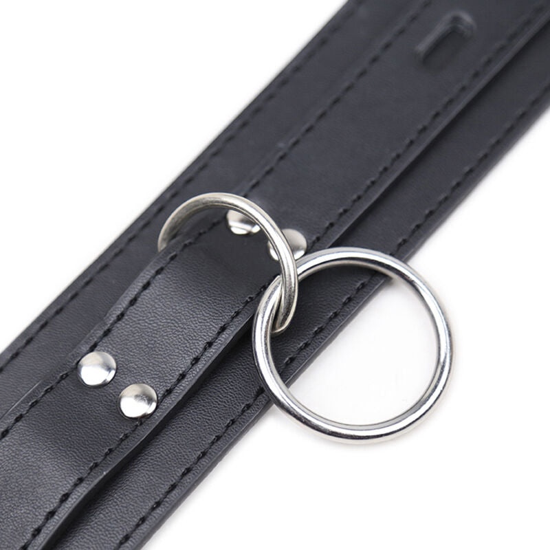 OHMAMA FETISH - SUBMISSION NECKLACE WITH 3 RINGS - NOCTURNA DESIRES