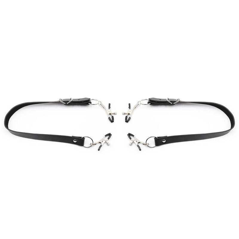 OHMAMA FETISH - CLITORIS CLAMPS WITH LEG STRAPS - NOCTURNA DESIRES