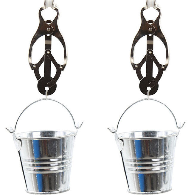 OHMAMA FETISH NIPPLE CLAMPS WITH BUCKETS - NOCTURNA DESIRES