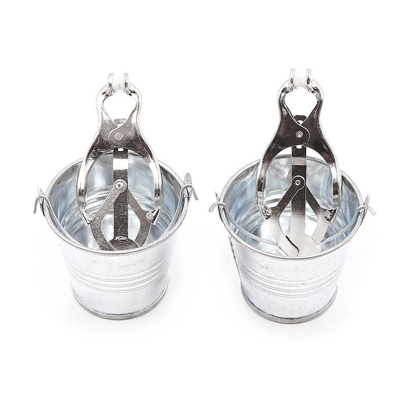 OHMAMA FETISH NIPPLE CLAMPS WITH BUCKETS - NOCTURNA DESIRES