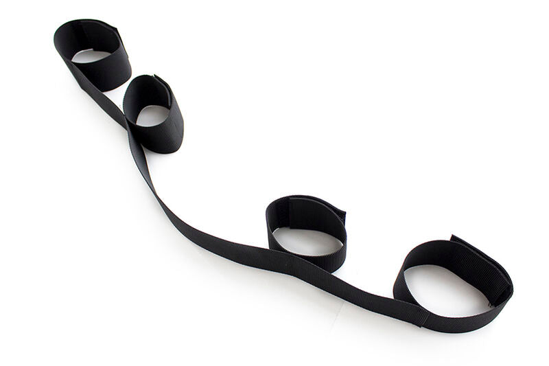 OHMAMA FETISH - SPREADER SOFT BAR FULL NYLON WRIST RESTRAINTS - NOCTURNA DESIRES