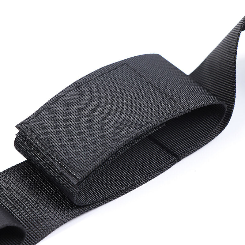 OHMAMA FETISH - SPREADER SOFT BAR FULL NYLON WRIST RESTRAINTS - NOCTURNA DESIRES