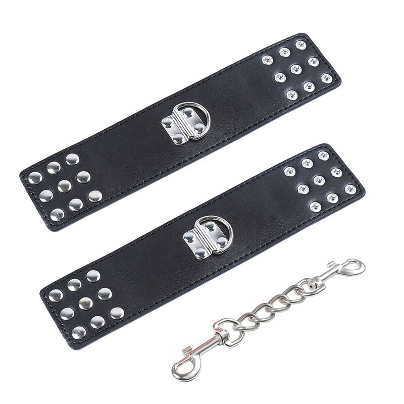 OHMAMA FETISH - WRIST RESTRAINTS SNAP FASTEN METAL - NOCTURNA DESIRES