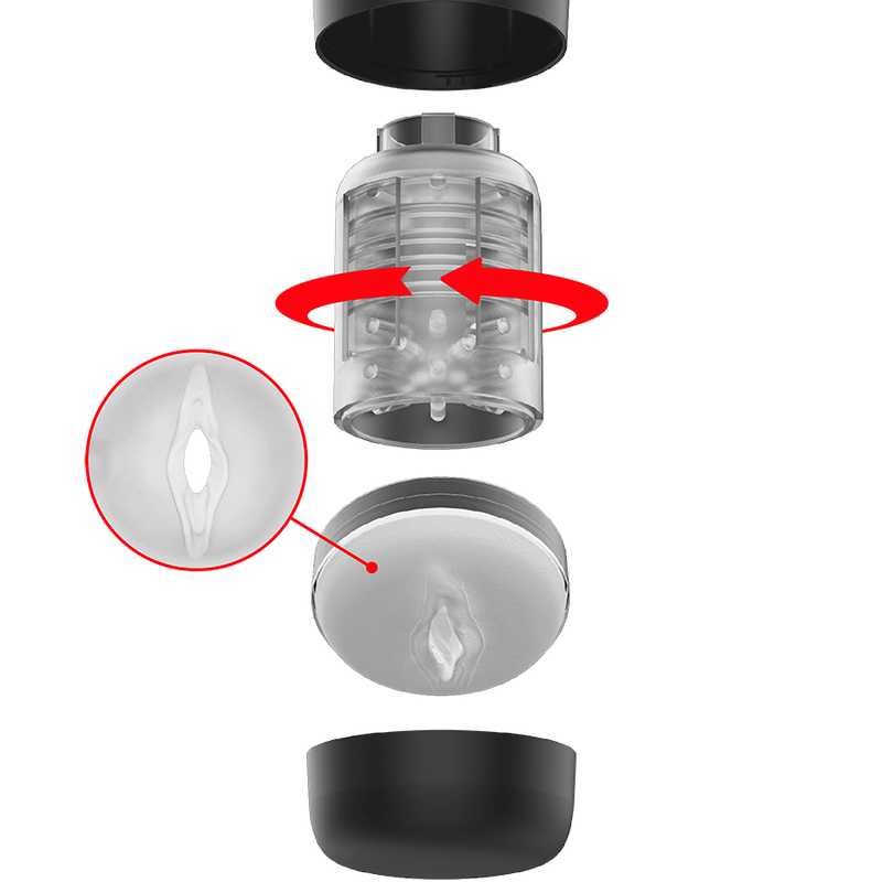 JAMYJOB - TORNADO 360 ROTATE TECH STROKER - NOCTURNA DESIRES