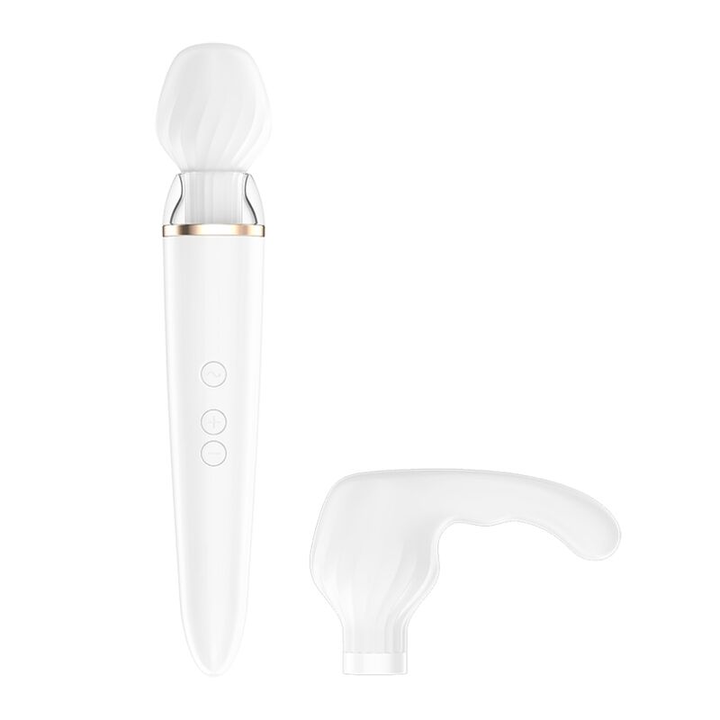 SATISFYER - DOUBLE WANDER APP WHITE - NOCTURNA DESIRES