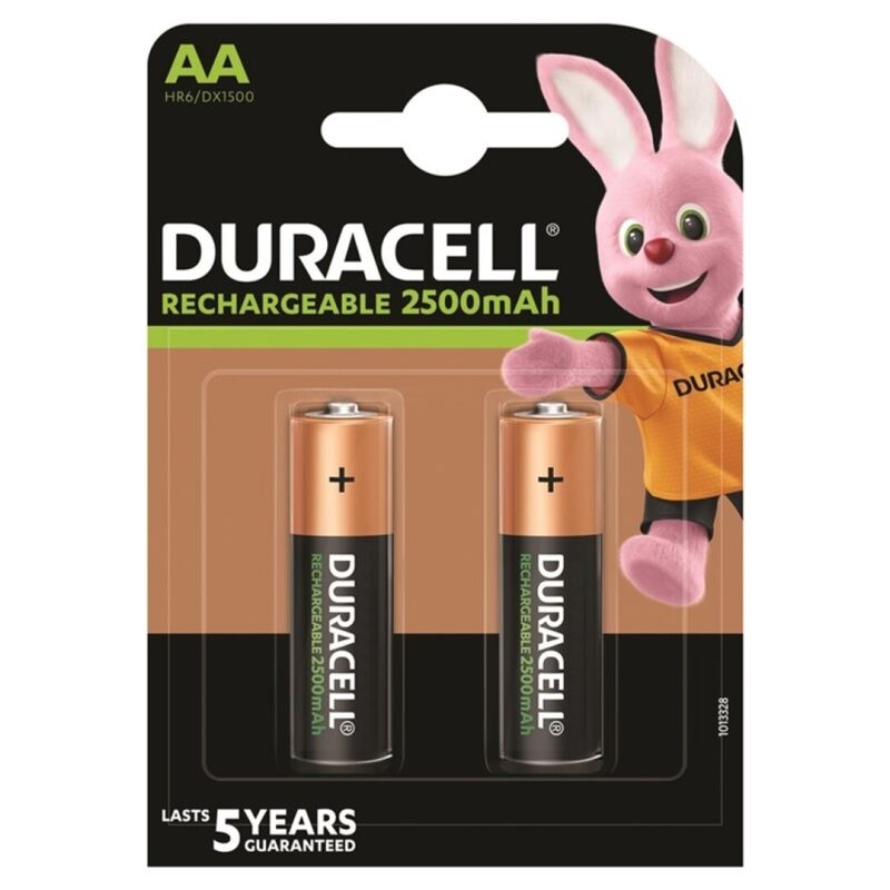 DURACELL - RECHARGEABLE BATTERY HR6 AA 2500mAh 2 UNIT - NOCTURNA DESIRES