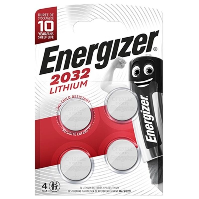 ENERGIZER - BATTERY LITHIUM BUTTON CR2032 3V 4 UNIT - NOCTURNA DESIRES