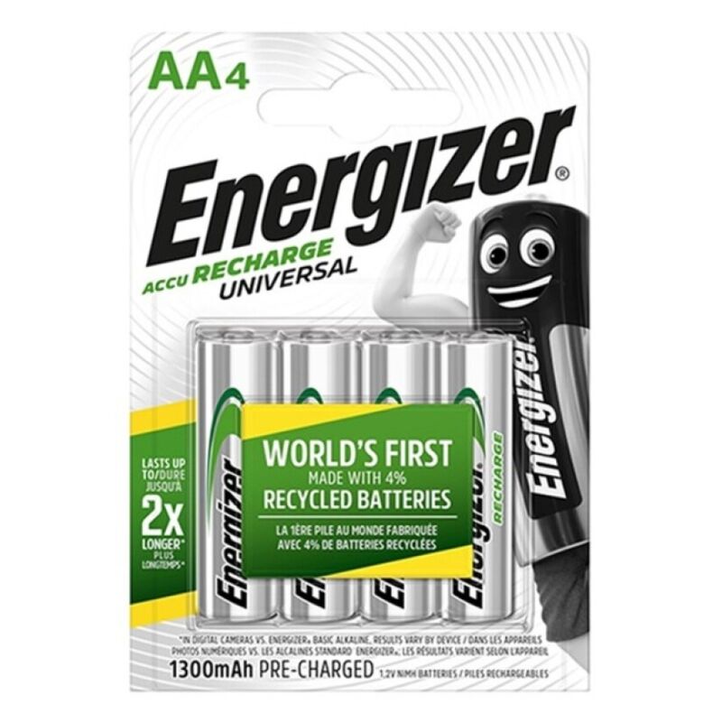 ENERGIZER - UNIVERSAL RECHARGEABLE BATTERY HR6 AA 1300mAh 4 UNIT - NOCTURNA DESIRES