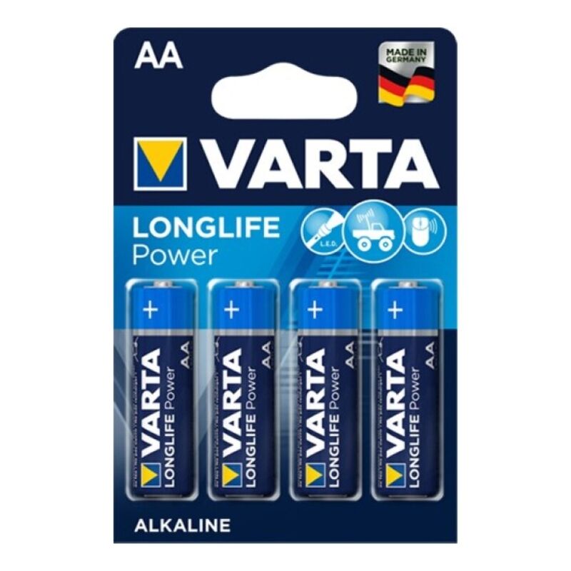 VARTA - LONGLIFE POWER ALKALINE BATTERY AA LR6 4 UNIT - NOCTURNA DESIRES