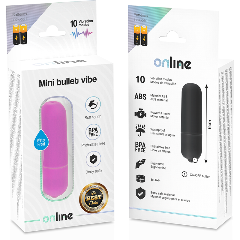 ONLINE - MINI BULLET VIBE PURPLE - NOCTURNA DESIRES