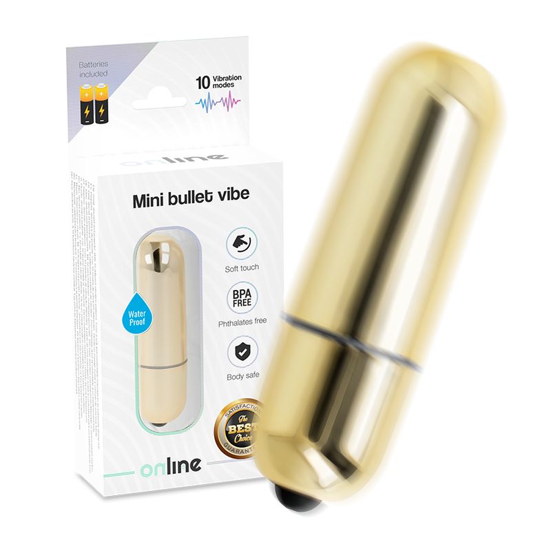 ONLINE - MINI BULLET VIBE GOLDEN - NOCTURNA DESIRES