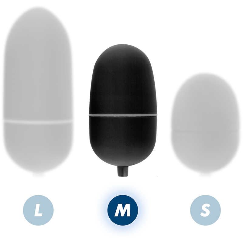 ONLINE - REMOTE CONTROL VIBRATING EGG M BLACK - NOCTURNA DESIRES