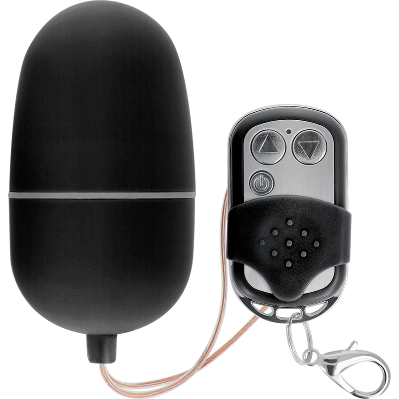 ONLINE - REMOTE CONTROL VIBRATING EGG M BLACK - NOCTURNA DESIRES