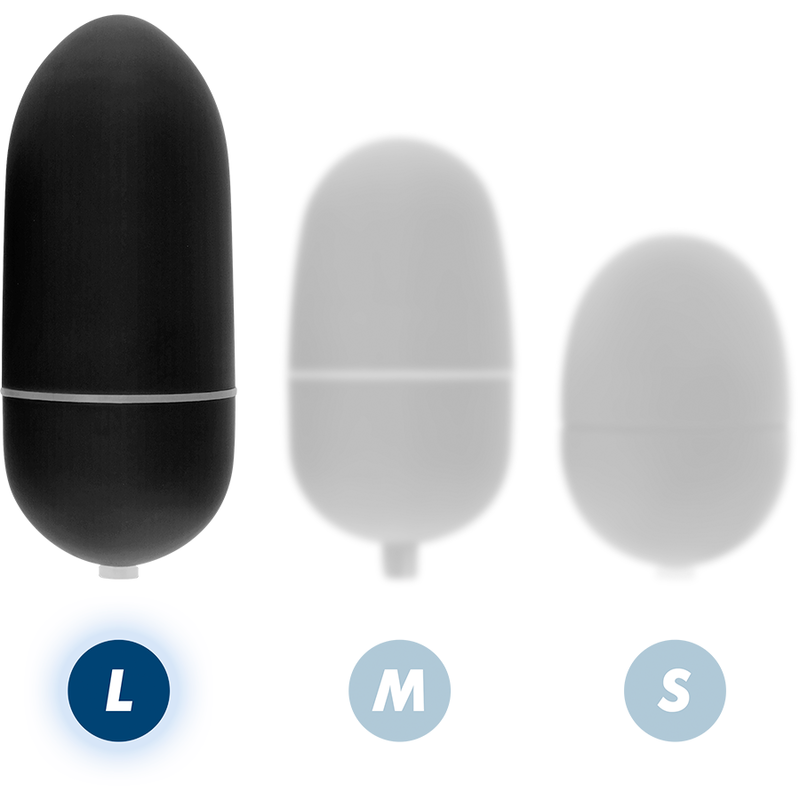 ONLINE - REMOTE CONTROL VIBRATING EGG L BLACK - NOCTURNA DESIRES